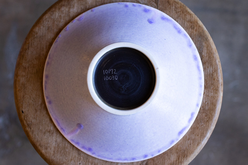 Takumi Baba / Shallow bowl 20cm Purple