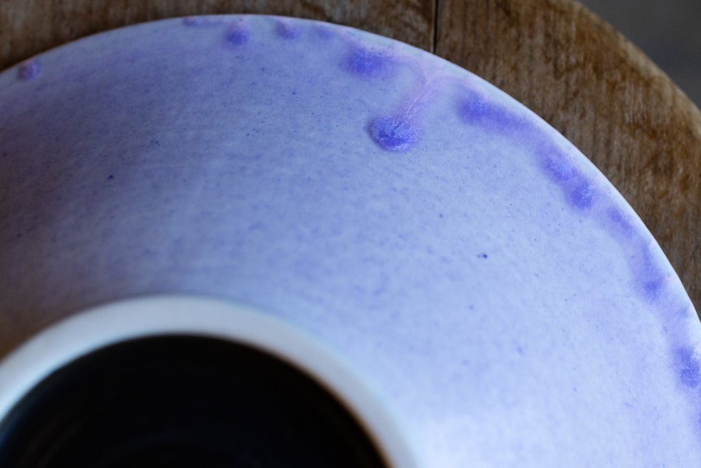 Takumi Baba / Shallow bowl 20cm Purple