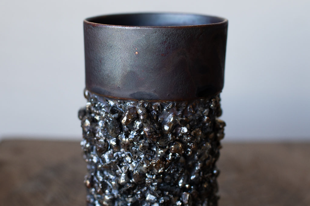 Rintaro Nonaka / Stone cup (black, thin type)