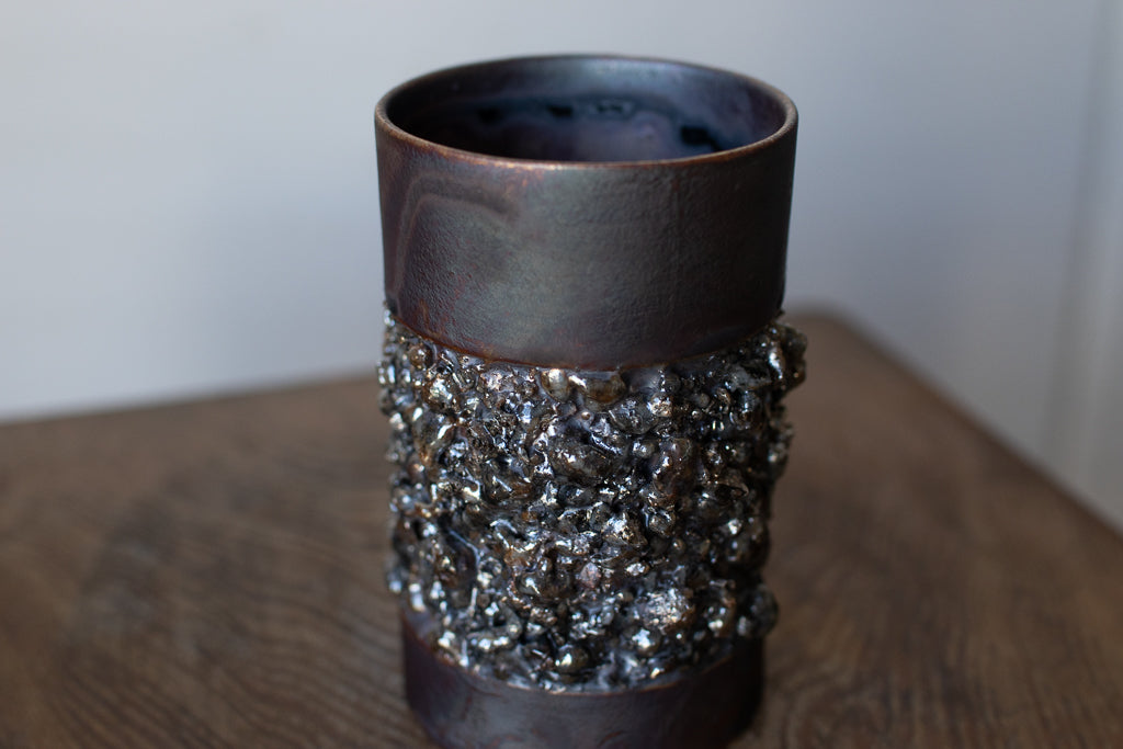 Rintaro Nonaka / Stone cup (black, thin type)