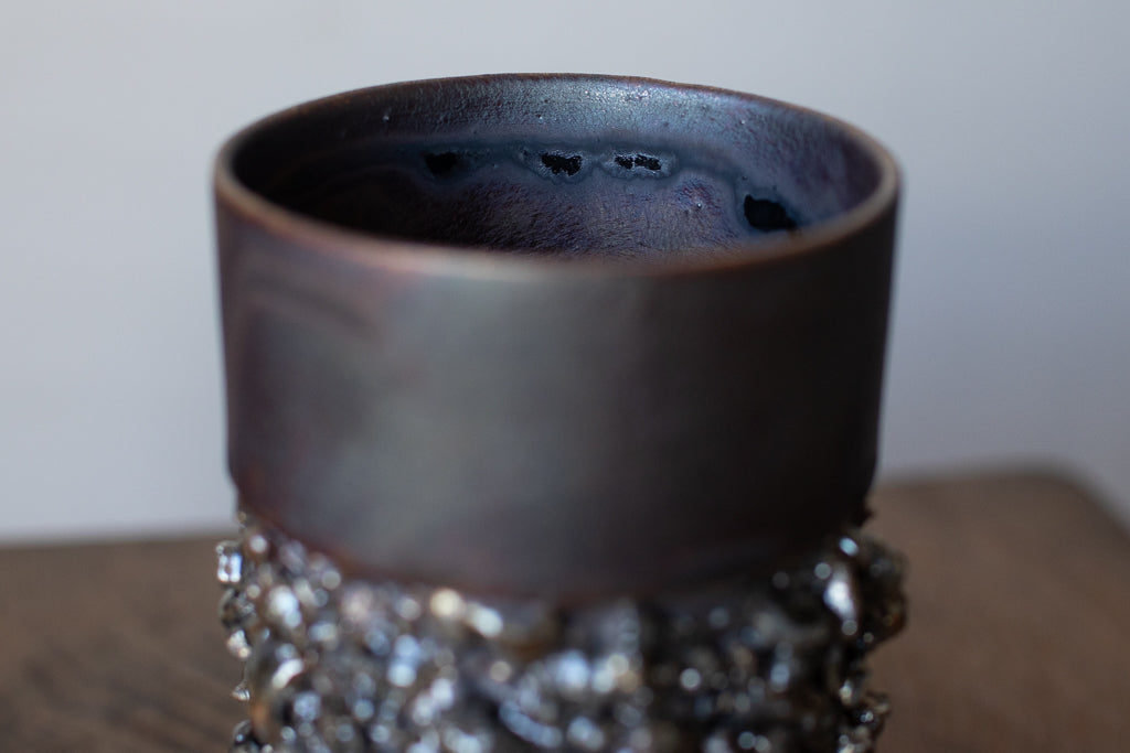 Rintaro Nonaka / Stone cup (black, thin type)