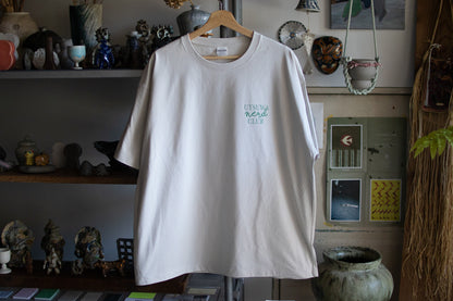 【送料込み】futou original "UTSUWA NERD CLUB" S/S Tシャツ グレージュ ワイドシルエット