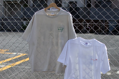 【送料込み】futou original "UTSUWA NERD CLUB" S/S Tシャツ グレージュ ワイドシルエット