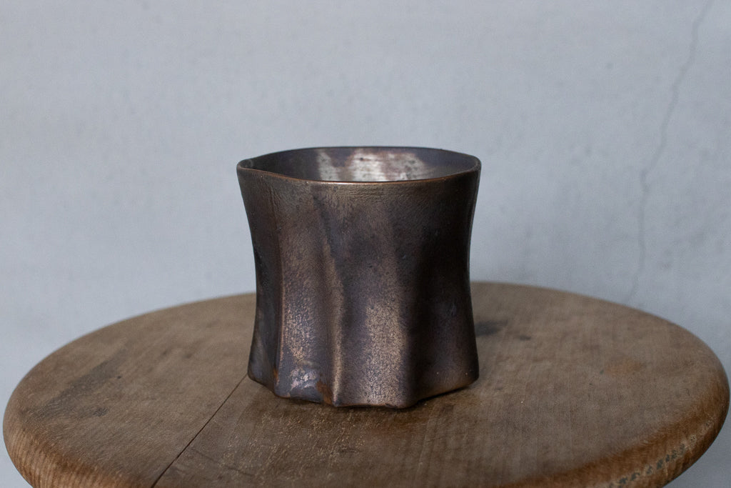 Rintaro Nonaka / Stone cup (black, thin type)