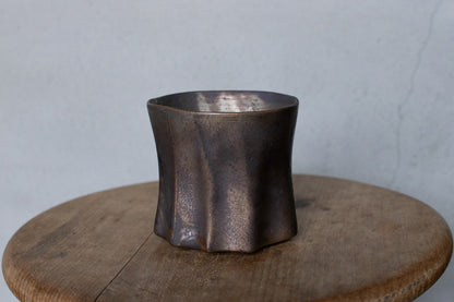 Rintaro Nonaka / Stone cup (black, thin type)