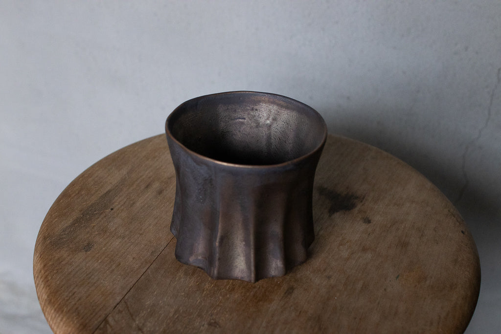 Rintaro Nonaka / Stone cup (black, thin type)