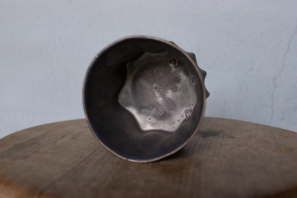 Rintaro Nonaka / Stone cup (black, thin type)