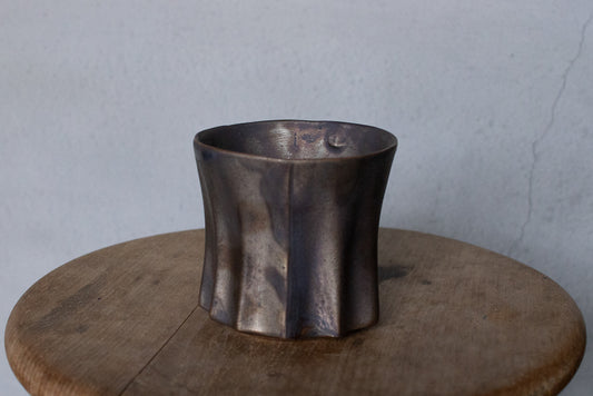 Rintaro Nonaka / Stone cup (black, thin type)