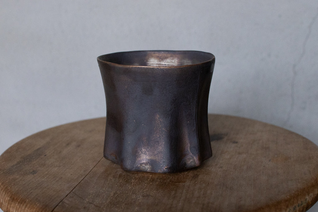 Rintaro Nonaka / Stone cup (black, thin type)