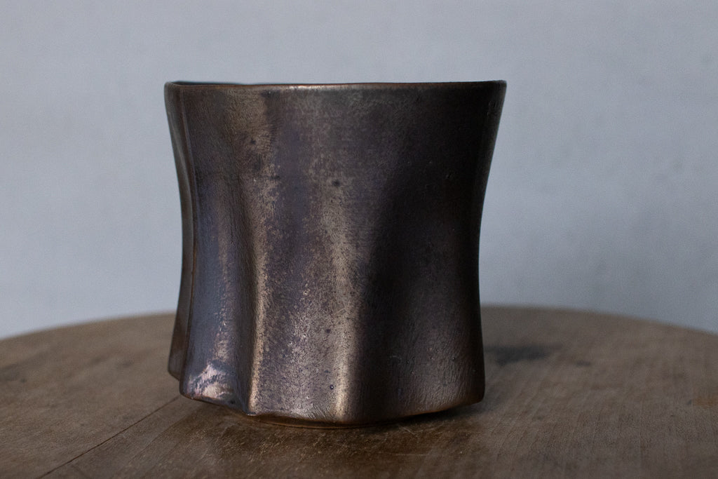 Rintaro Nonaka / Stone cup (black, thin type)