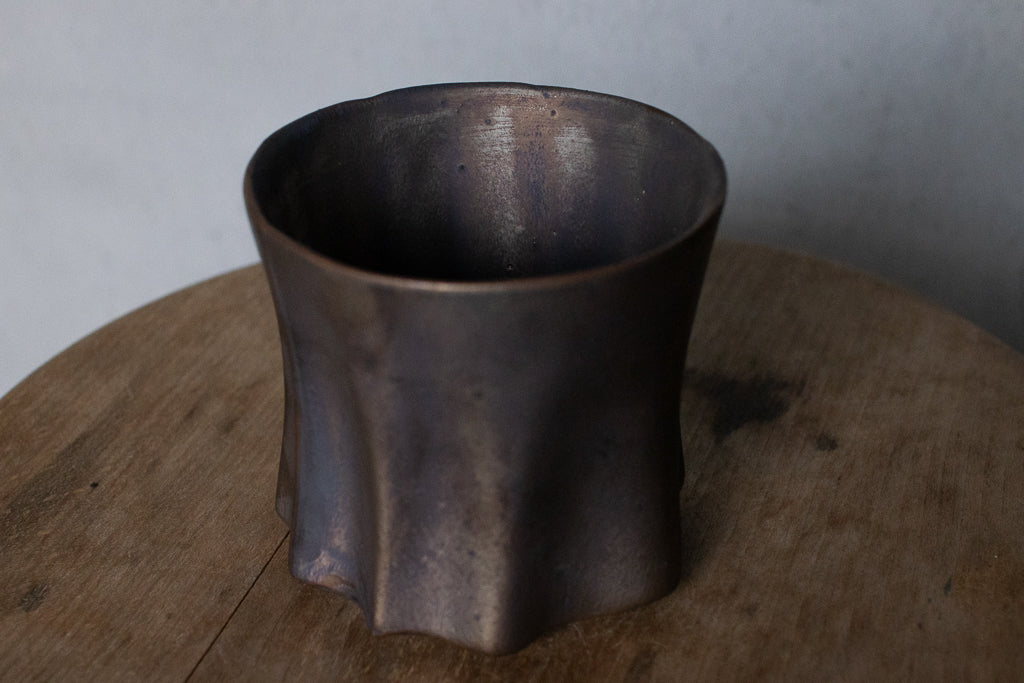 Rintaro Nonaka / Stone cup (black, thin type)