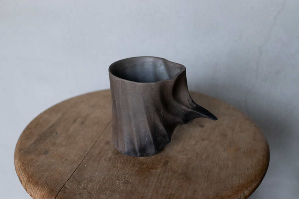 Rintaro Nonaka / Stone cup (black, thin type)