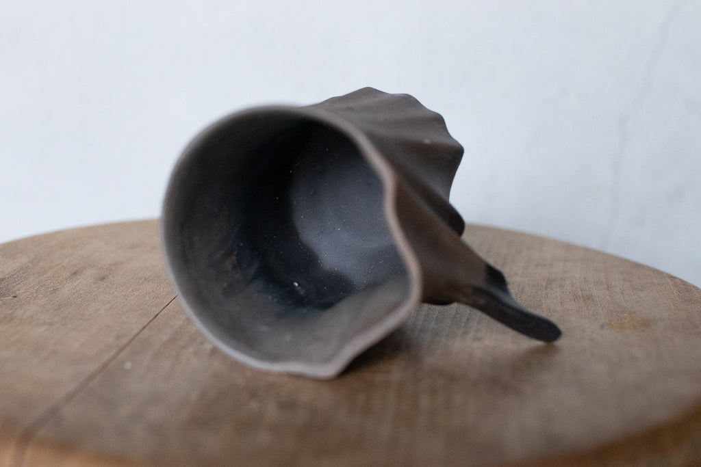 Rintaro Nonaka / Stone cup (black, thin type)