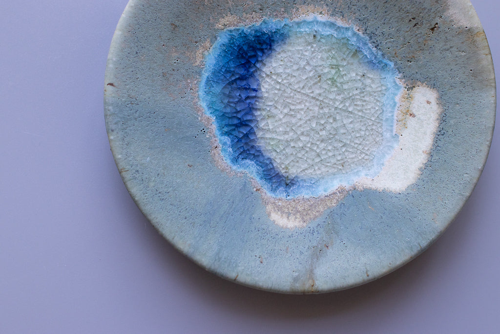 Naoyoshi Kanazawa / Small plate “Water of the Planet” 13cm