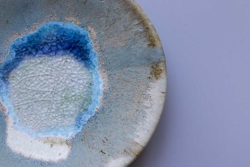 Naoyoshi Kanazawa / Small plate “Water of the Planet” 13cm