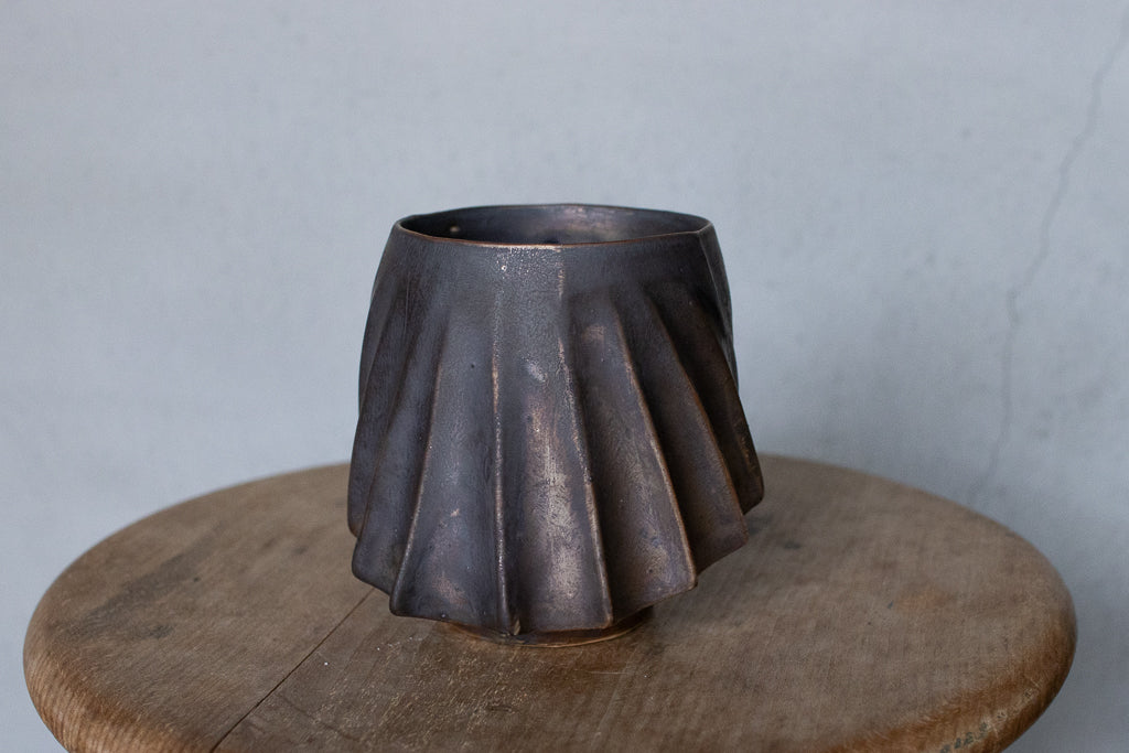 Rintaro Nonaka / Stone cup (black, thin type)