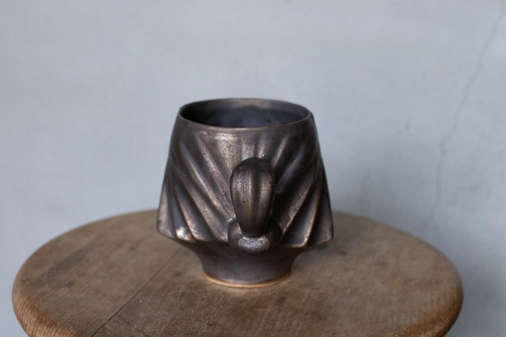 Rintaro Nonaka / Stone cup (black, thin type)