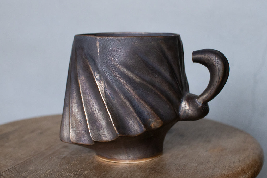 Rintaro Nonaka / Stone cup (black, thin type)