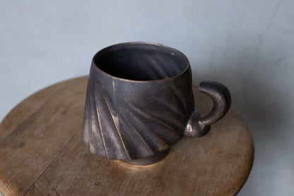 Rintaro Nonaka / Stone cup (black, thin type)