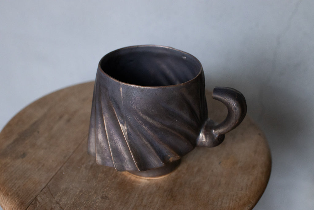 Rintaro Nonaka / Stone cup (black, thin type)