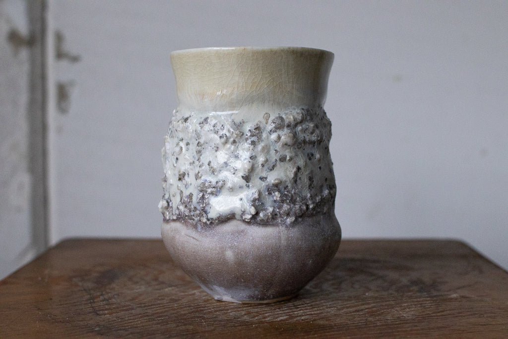 Rintaro Nonaka / Stone cup (black, thin type)