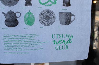 【送料込み】futou original "UTSUWA NERD CLUB" グッドサイズ・デイリートート（全9種）