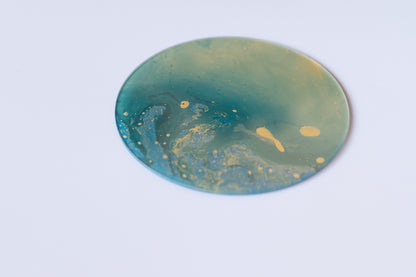 Ko Takemori / Ripple Lacquerware Suminagashi Acrylic Coaster