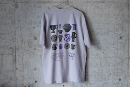 【送料込み】futou original "UTSUWA NERD CLUB" S/S Tシャツ フロストパープル スタンダード・セミワイドシルエット