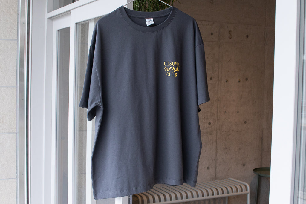 【送料込み】futou original "UTSUWA NERD CLUB" S/S Tee ワイドシルエット 白・スミクロ