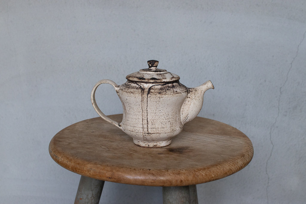 山元一真 / 錆白泥 ティーポット 急須 茶壺