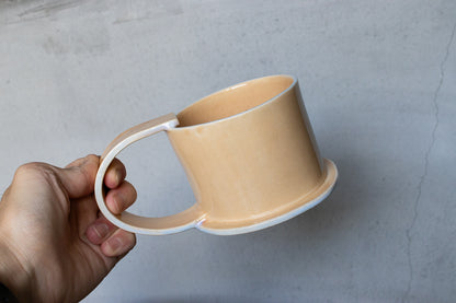 近藤千愛 / マグカップ 大 オレンジベージュ