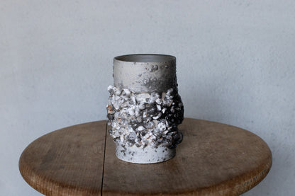 野中麟太郎 / stone cup small tanka 石のカップ 小 炭化