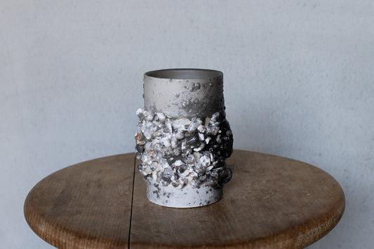 野中麟太郎 / stone cup small tanka 石のカップ 小 炭化