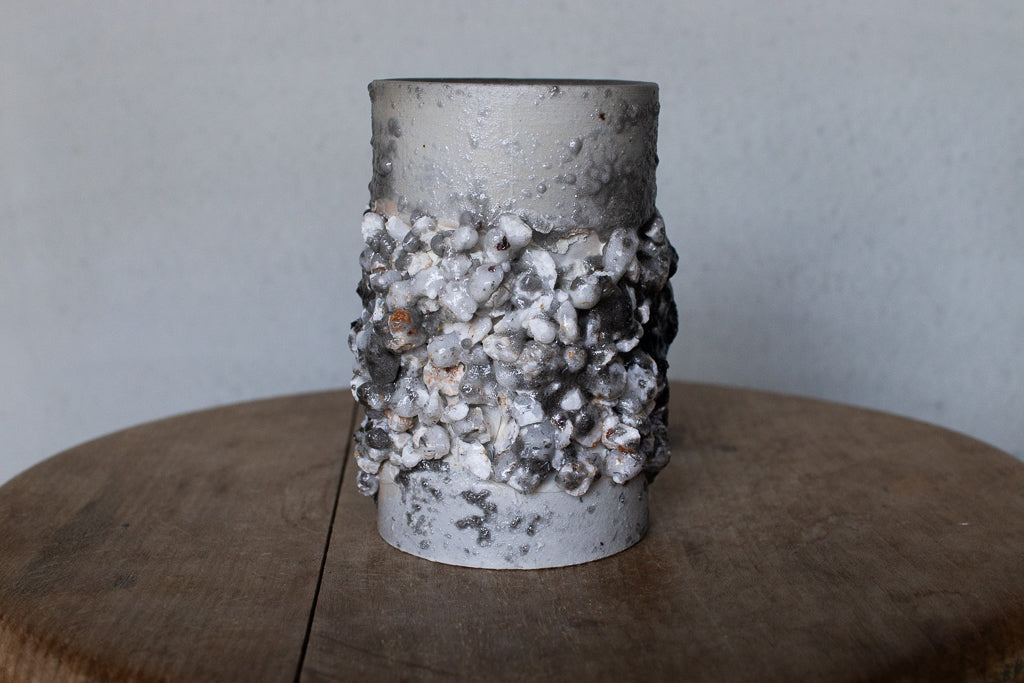 野中麟太郎 / stone cup small tanka 石のカップ 小 炭化
