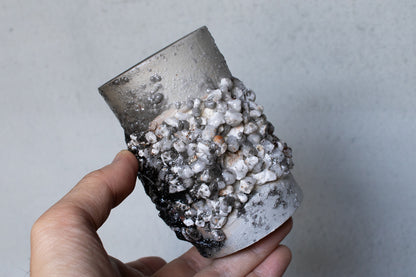 野中麟太郎 / stone cup small tanka 石のカップ 小 炭化