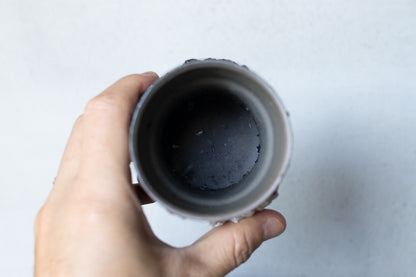 野中麟太郎 / stone cup small tanka 石のカップ 小 炭化