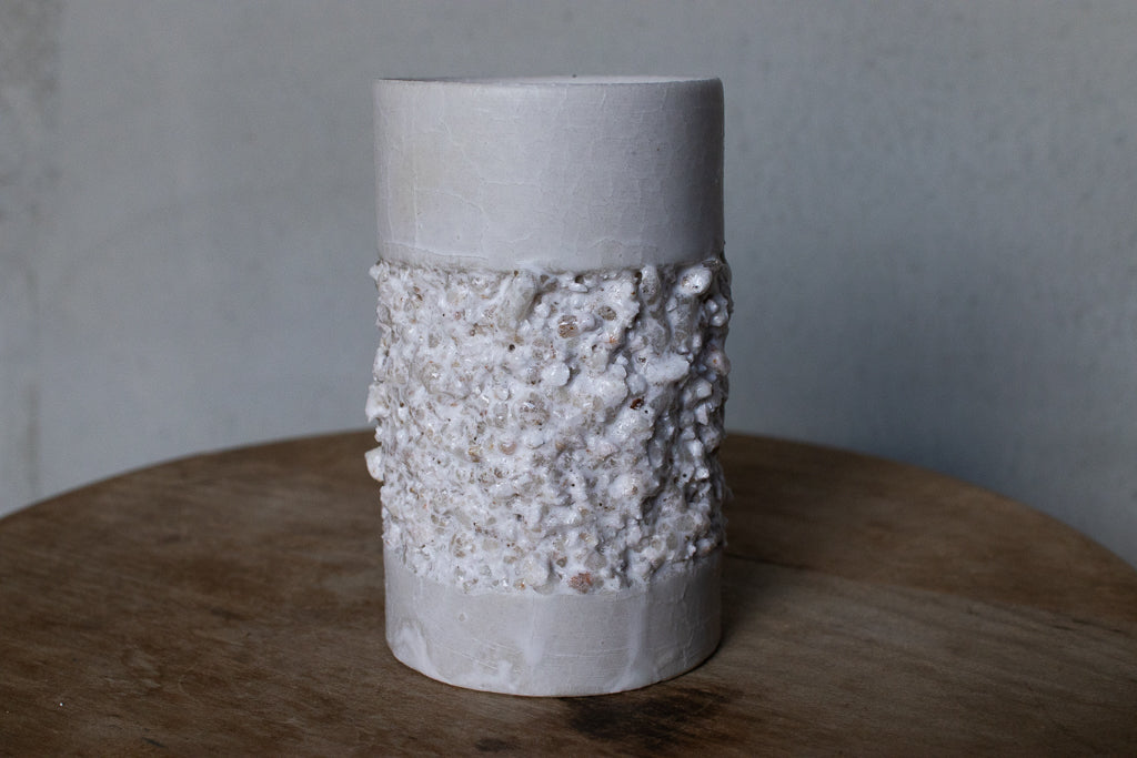 野中麟太郎 / stone cup small matte white 石のカップ 小 マットホワイト