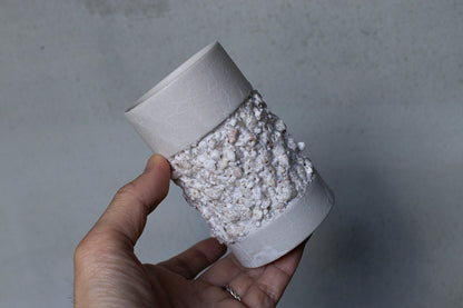 野中麟太郎 / stone cup small matte white 石のカップ 小 マットホワイト