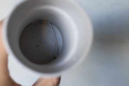 野中麟太郎 / stone cup small matte white 石のカップ 小 マットホワイト
