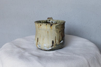 Motoyuki Tonoike / Ash glaze mug 36-5