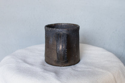 Koichi Ohara / Single-sided white and black pottery with handle Ceramics mail order