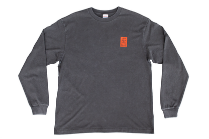 【送料込み】futou original "CAT POP FAN CLUB" L/S Tシャツ フェードグレー