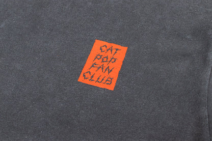 【送料込み】futou original "CAT POP FAN CLUB" L/S Tシャツ フェードグレー