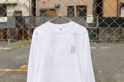【送料込み】futou original "CAT POP FAN CLUB" L/S Tシャツ ホワイト