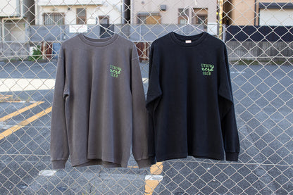 【送料込み】futou original "UTSUWA NERD CLUB" L/S Tシャツ フェードグレー