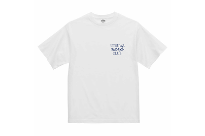 【送料込み】futou original "UTSUWA NERD CLUB" S/S Tシャツ 白 スタンダード・セミワイドシルエット