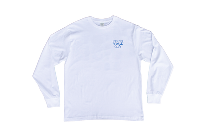 【送料込み】futou original "UTSUWA NERD CLUB" L/S Tシャツ ホワイト セミワイドシルエット