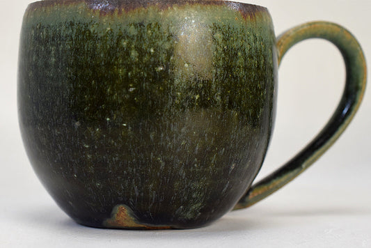 Keiichiro Asai/ Clay cup moss glaze 2 pottery pottery mail order