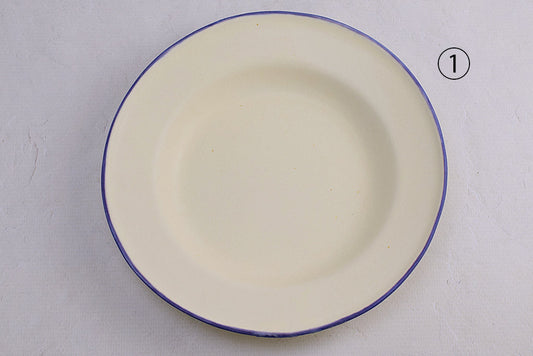 Utsuwa Baumé / Rim deep plate S (white background)