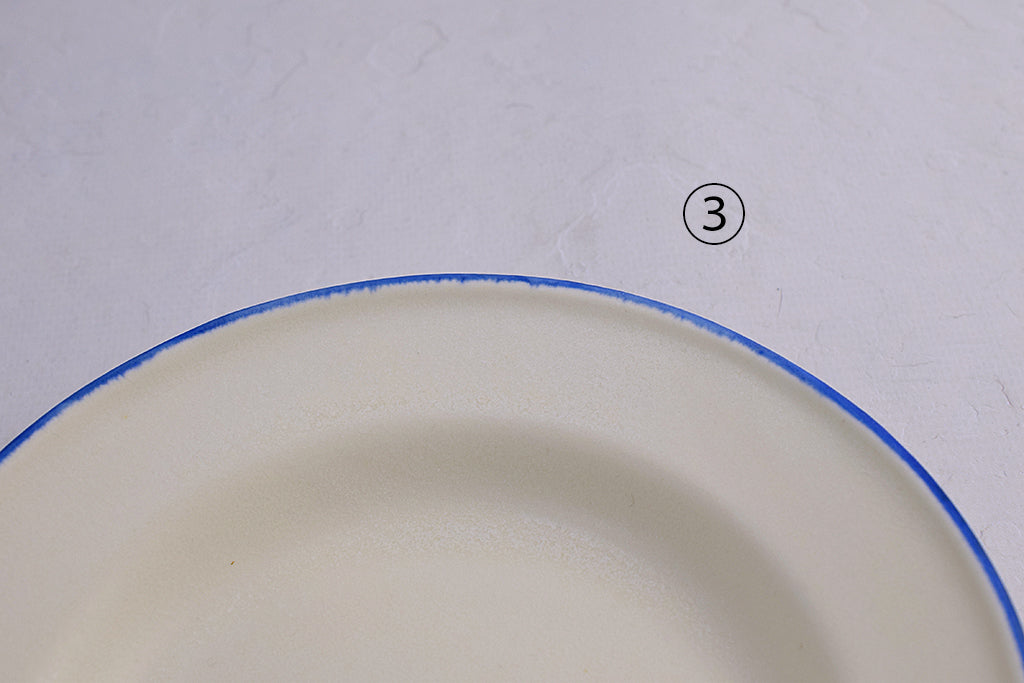 Utsuwa Baumé / Rim deep plate S (white background)